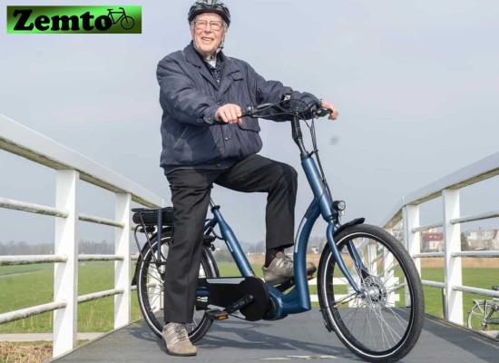Preview: Elektro-Fahrrad Tiefeinstieg ERGO, Burgers, 51 cm, 24 Zoll grau